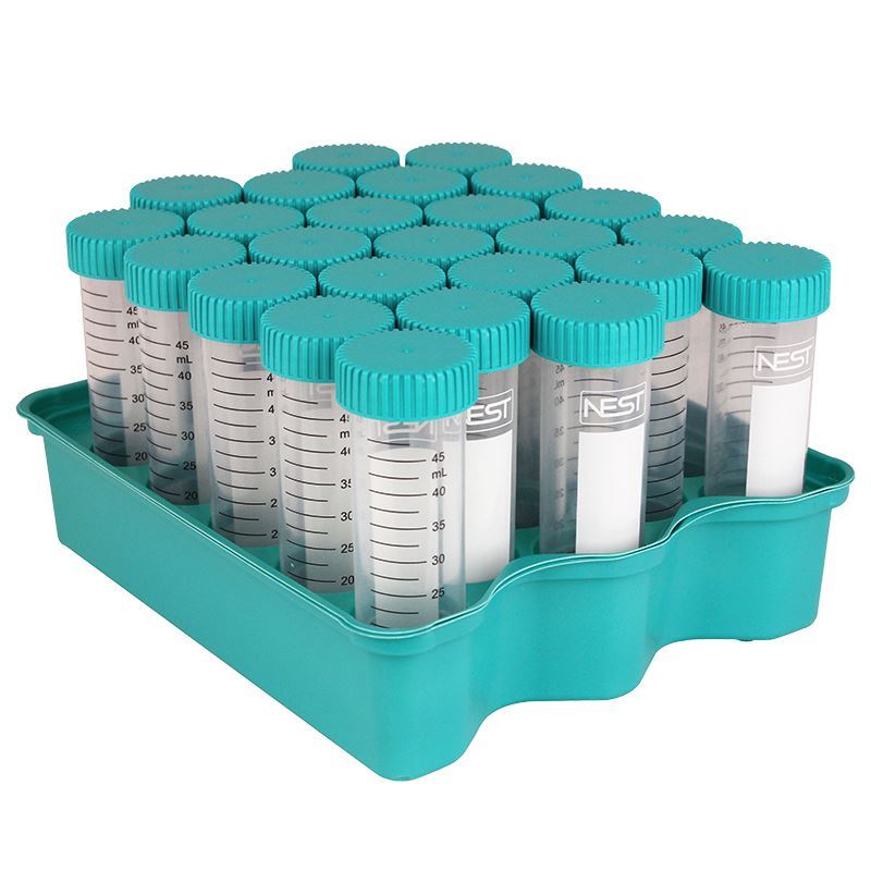 CGN 4301 R50 CENTRIFUGE TUBES 50ML RACK STERILE NEST Chemglass 