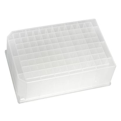MICROPLATE, 96 WELL, DEEP SQUARE, 44MM HEIGHT, PYRAMID BOTTOM, PORVAIR