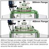 100L PROCESS REACTOR SYSTEM, TALL, CYLINDRICAL, JACKETED, GLASS, 400MM FLANGE, BRUSHLESS DC ELECTRIC MOTOR