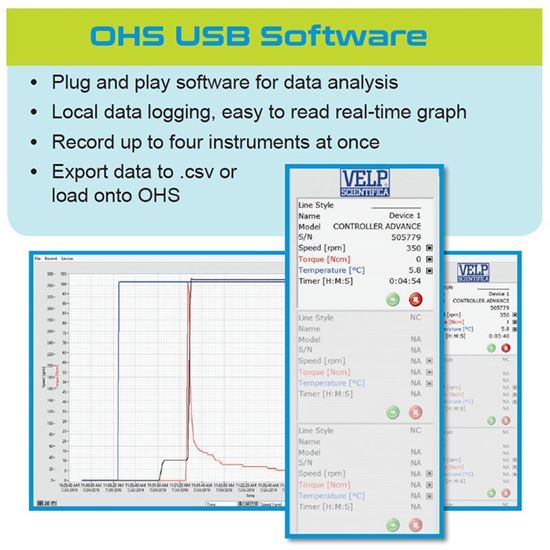 OHS USB SOFTWARE, DATA LOGGING, PC