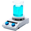 MAGNETIC HOT PLATE STIRRERS, DIGITAL, WITH TIMER AND LOCKING FUNCTION, HOTPLATE, 135mm DIAMETER ROUND TOP