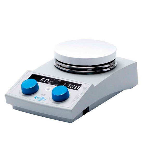 MAGNETIC HOT PLATE STIRRERS, DIGITAL, WITH TIMER AND LOCKING FUNCTION, HOTPLATE, 135mm DIAMETER ROUND TOP