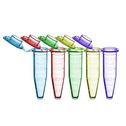 TUBES, MICRO CENTRIFUGE, 1.5ML, ASSORTED COLORS, STERILE