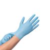 GLOVE, NITRILE, ARIZONA BLUE, POWDER-FREE, TEXTURED FINGERTIP, ULTRA-THIN, SINGLE CHLORINATION, STANDARD CUFF, MACROTEK, VALUTEK