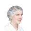 BOUFFANT CAP, WHITE, POLYPROPYLENE, MACROTEK, VALUTEK