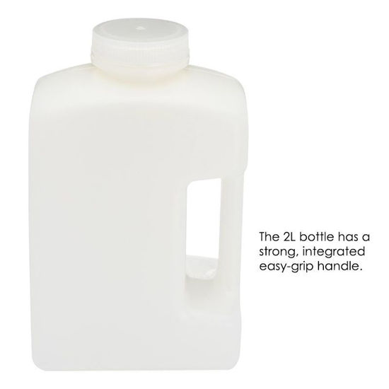 BOTTLES, WIDE MOUTH, RECTANGULAR, HDPE, PP CLOSURES