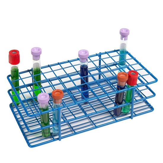 WIRE TUBE RACKS, HDPE COATED, 13MM, 72-PLACE
