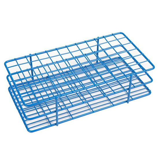 WIRE TUBE RACKS, HDPE COATED, 16MM, 72-PLACE 
