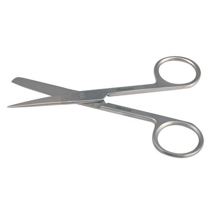 SCISSORS, DISSECTING, STAINLESS STEEL, STRAIGHT, SHARP/BLUNT TIPS