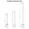 AUTOMATION CONDUCTIVE TIPS, FILTER TIPS, FOR HAMILTON, PRE-STERILIZED, NEST