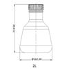 FLASK, ERLENMEYER, 2L, HIGH EFFICIENCY, POLYCARBONATE, STERILE, NEST, CG BIOSCIENCES