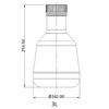 FLASK, ERLENMEYER, 3L, HIGH EFFICIENCY, POLYCARBONATE, STERILE, NEST, CG BIOSCIENCES