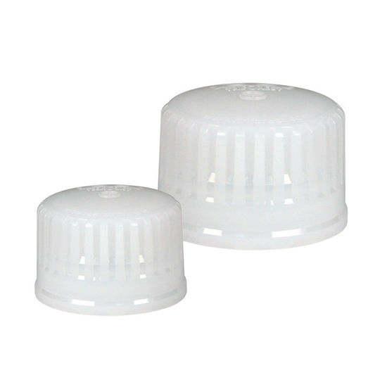 SOLID CAPS, POLYPROPYLENE, INDIVIDUALLY BAGGED, STERILE