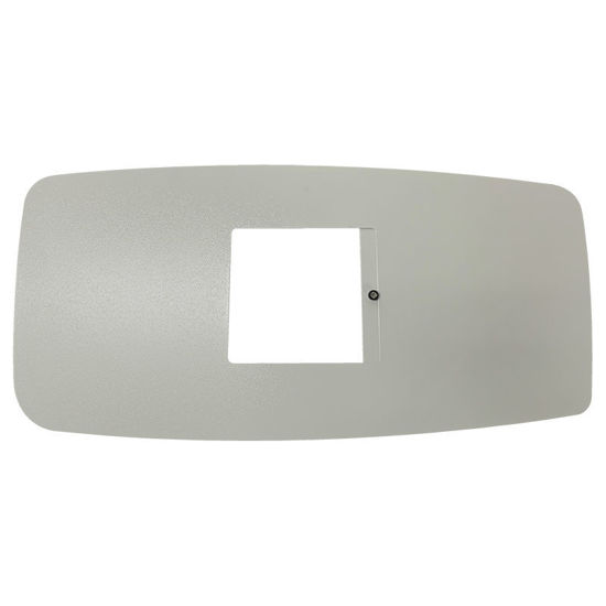 Visor Cover with Door, Aluminum, Supplied with Command Strips, for Stackable Incubators