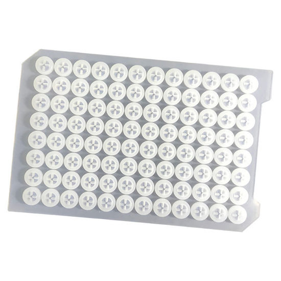 SILICONE SEALING MATS, ROUND WELL, STERILE, NEST