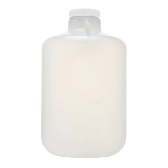 CGF-1551-09 EZLABPURE™ 20L WIDE MOUTH POLYPROPYLENE (PP) CARBOY WITH WHITE CAP
