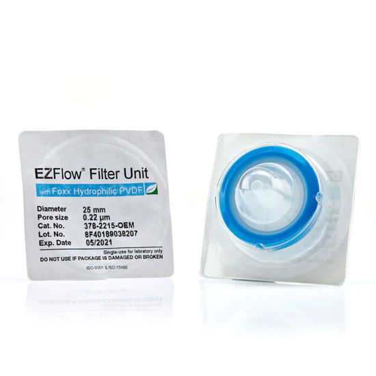 CGF-3712-15 EZFLOW® 25MM STERILE SYRINGE FILTER, 0.2µM HYDROPHILIC PVDF