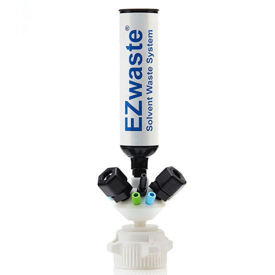 CGF-3300-17 EZWASTE® HPLC VERSACAP® 53B SOLVENT WASTE CAP ASSEMBLY W/ EXHAUST FILTER, 6X PORTS OD TUBE-3.2 MM (1/8") & 1.6 MM (1/16")
