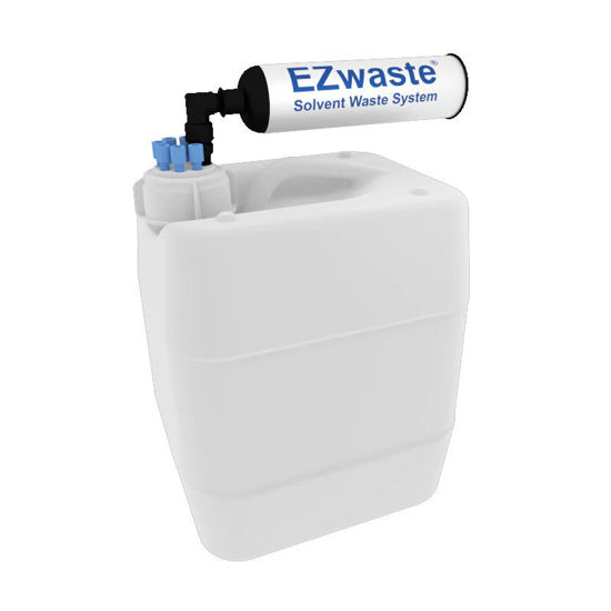 CGF-3922-05 10L EZLABPURE™ UN/DOT CONTAINER, HDPE, WITH EZWASTE® UN/DOT FILTER KIT, VERSACAP® 51S, 6 PORTS FOR 1/8" OD TUBING