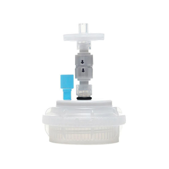 CGF-4501-01 CHROMCAP™ 300 HPLC CAP ASSEMBLY, GL45, CLASS VI PTFE ADAPTER WITH 25MM, 0.2µM PTFE VENT FILTER, 1 PORT FOR OD TUBING 3.2MM (1/8") OR 1.6 MM (1/16")