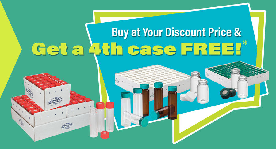 4th Case Free - Reaction, Sample and Storage Vials