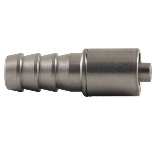 CLS-9010-M008 MALE LUER LOCK TO 8MM HOSE BARB, 316 STAINLESS STEEL