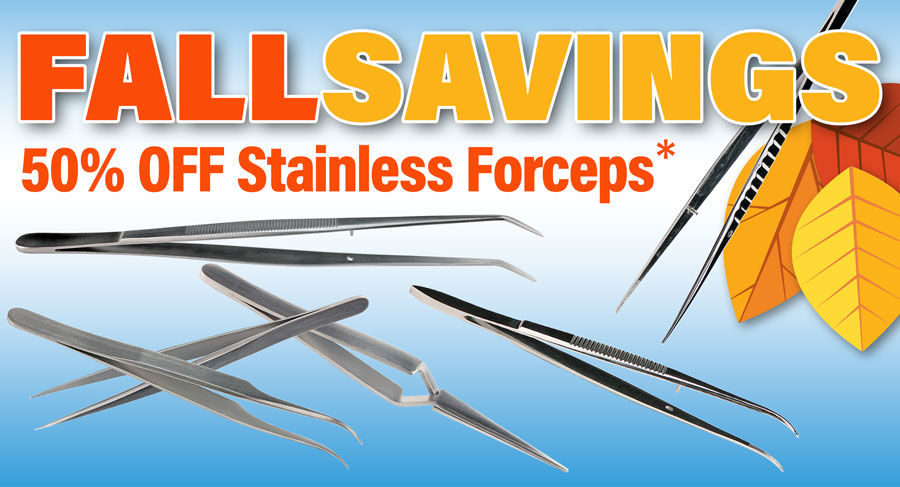 50% OFF Stainless Steel Forceps