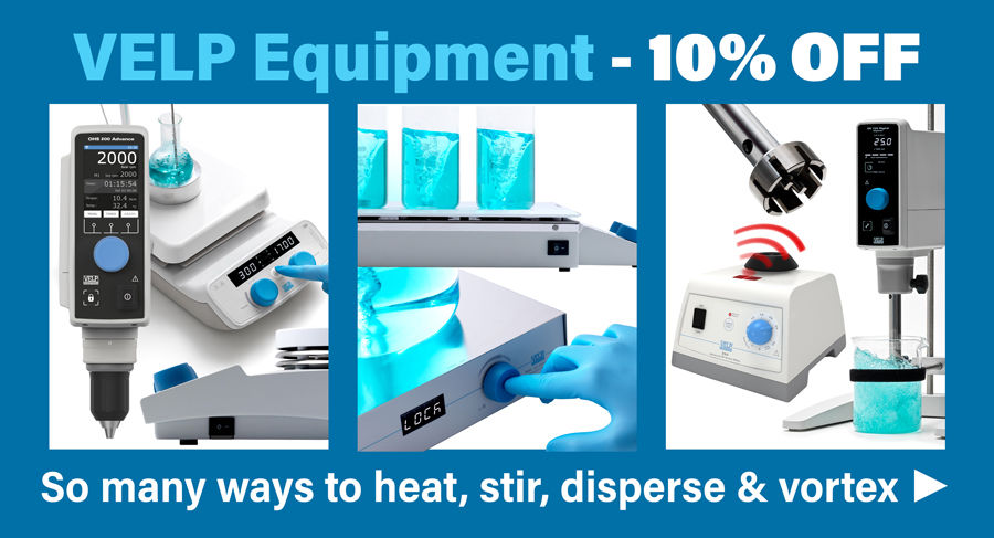 10% OFF VELP Euqipment and Accessories