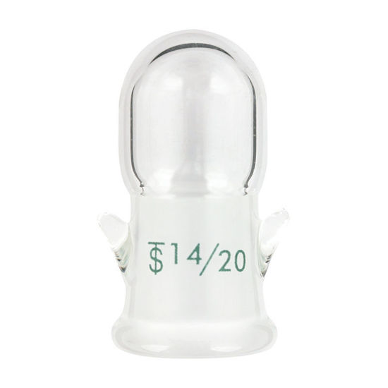 CG-3008-14S STOPPER, CAP STYLE, 14/20 W/HOOKS