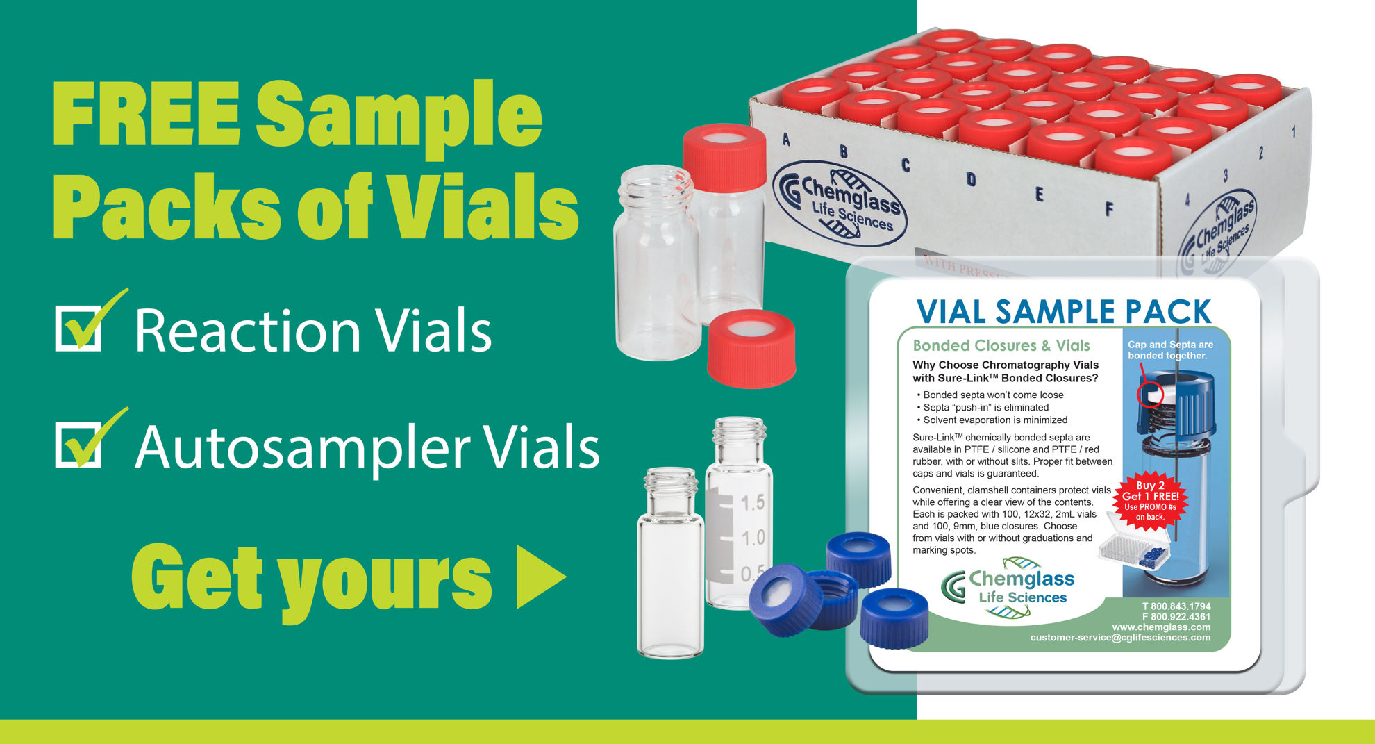 Free Vial Sample Pack