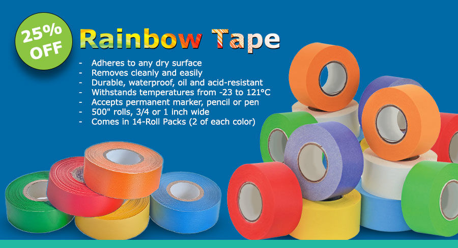 25% OFF Rainbow Tape