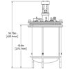 5L MICROBIAL FERMENTATION BIOREACTOR SYSTEMS, UNJACKETED