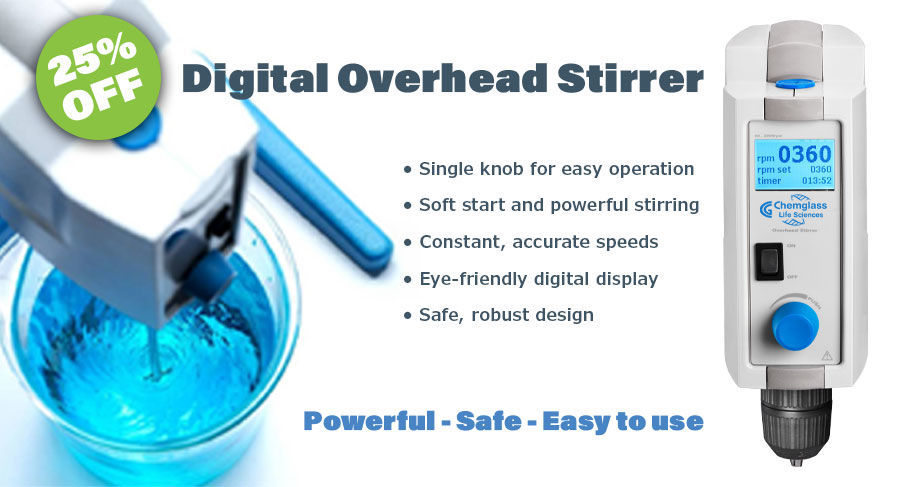 25% OFF Overhead Stirrer