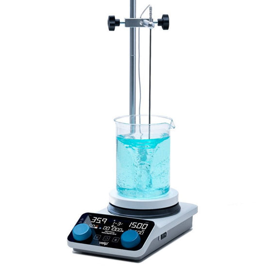 AREX 5 ADVANCE MAGNETIC HOT PLATE STIRRER, DIGITAL, 135MM DIAMETER ROUND TOP