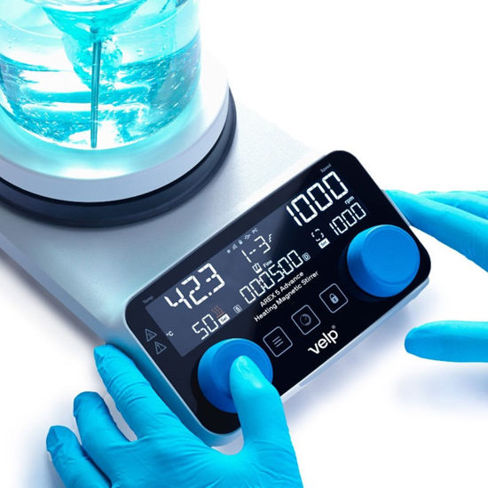 AREX 5 ADVANCE MAGNETIC HOT PLATE STIRRER, DIGITAL, 135MM DIAMETER ROUND TOP