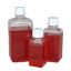 BOTTLES, MEDIA, SQUARE, STERILE, PETG, GRADUATED, PLAIN CAP
