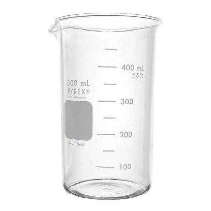 BEAKERS, BERZELIUS, TALL FORM, WITH SPOUT, GRADUATED, PYREX®