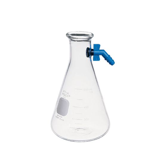 FLASKS, FILTERING, HEAVY WALL, REPLACEABLE TUBULATIONS, PYREX®