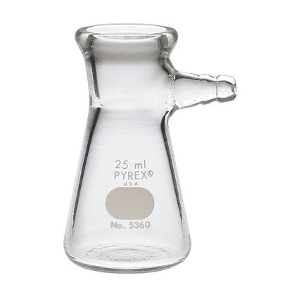 FLASKS, FILTERING, MICRO, TUBULATION, PYREX®