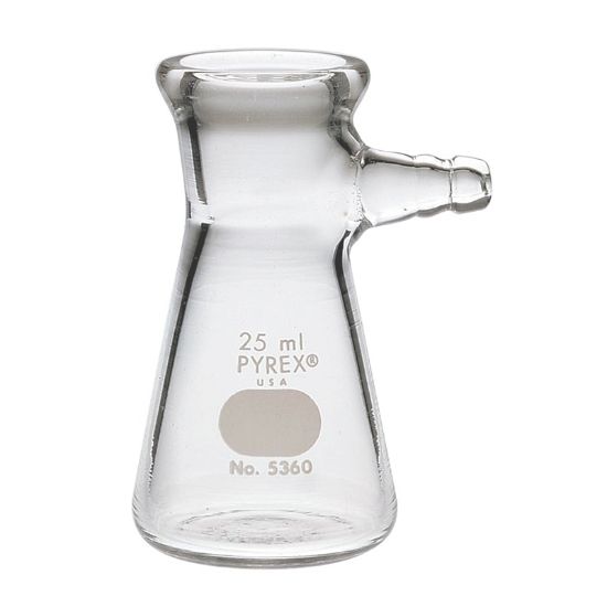 FLASKS, FILTERING, MICRO, TUBULATION, PYREX®