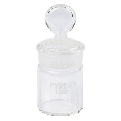 BOTTLES, WEIGHING, TALL FORM, SHORT LENGTH JOINTS, PYREX®