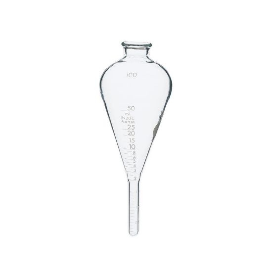 TUBES, CENTRIFUGE, OIL, PEAR-SHAPED, GRADUATED, PYREX®