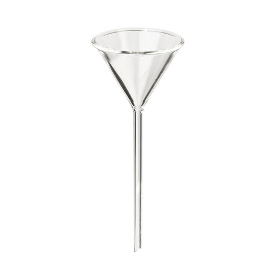 FUNNELS, PLAIN, 60° ANGLE, LONG STEM, PYREX®