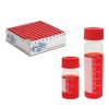 REACTION VIALS, PRESSURE RELIEF, BOROSILICATE GLASS, GRADUATED, TRAYS