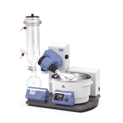 RV 10 DIGITAL ROTARY EVAPORATOR WITH VERTICAL DRY ICE CONDENSER GLASSWARE PACKAGE, 100-240VAC 50/60HZ, IKA