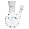 CG-1520-01 100ML 2-NECK RBF, 1-CN 24/40 OUTER, 1-SN 10/30 OUTER ANGLED 20°