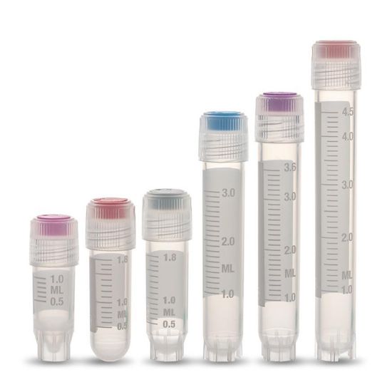 CRYOVIALS, EXTERNAL THREAD WITH LIP SEAL DESIGN