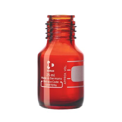CLS-1175-25 BOTTLE ONLY, AMBER, 25ML, MEDIA STORAGE, GL-25