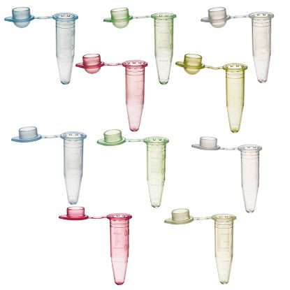 PCR REACTION TUBES, AMPLITUBE, 0.5ML, WITH SNAP CAPS, DOME CAPS OR FLAT CAPS