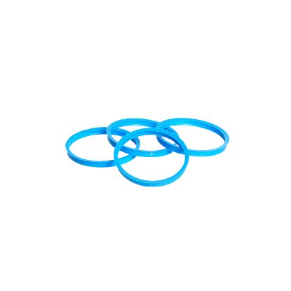 YOUTILITY POURING RINGS, GL-45, POLYPROPYLENE, CYAN, DURAN